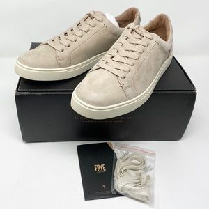 Frye Ivy Low Lace Sneaker Taupe